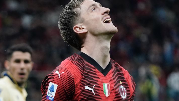 Alexis Saelemaekers AC Milan Milan-Verona 3-1 Serie A 2022-2023