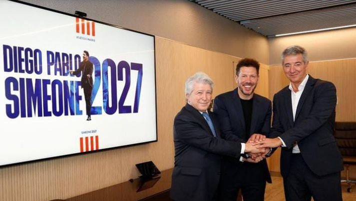 Atletico Madrid, ufficiale il rinnovo di Simeone: avanti insieme fino al 2027 - immagine 1