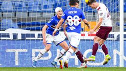 Sampdoria-Torino 1-2, l’analisi dei gol: i cross dalla sinistra diventano un fattore