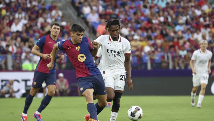 Samuel Chukwueze AC Milan amichevole Barcellona-Milan 5-6 dcr Soccer Champions Tour 2024 USA