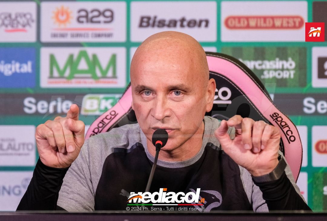 FOTO PALERMO, verso il Modena: Eugenio Corini in conferenza stampa (GALLERY)- immagine 1
