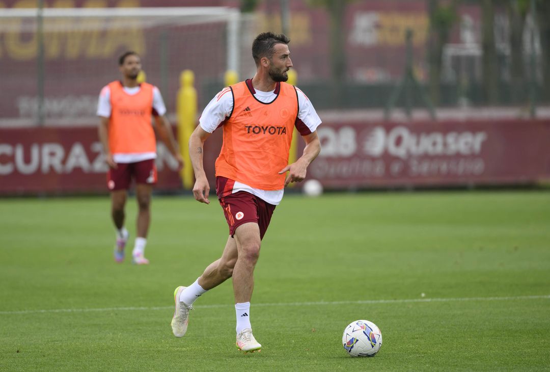 Trigoria, l’allenamento a tre giorni dalla gara con il Torino – FOTO GALLERY - immagine 9
