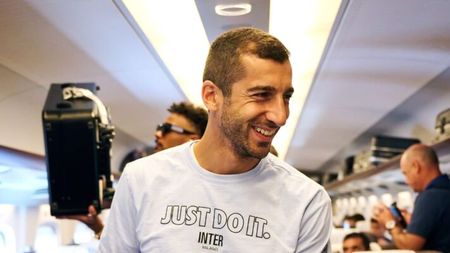 OSAKA, JAPAN - JULY 28: Henrikh Mkhitaryan of FC Internazionale prepares to travel to Tokyo via train on July 28, 2023 in Osaka, Japan. (Photo by Mattia Ozbot - Inter/Inter via Getty Images)