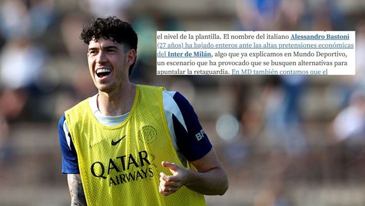 Bastoni, in Spagna si sono arresi. MD: Barça cerca un altro difensore Bastoni, in Spagna si sono arresi. MD: Barça cerca un altro difensore - immagine 1