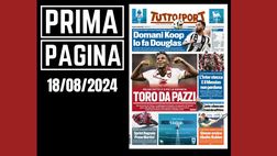 Prima pagina Tuttosport: Torino da pazzi, ma il Milan rimonta