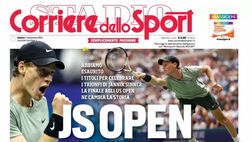 PRIMA PAGINA CORRIERE DELLO SPORT OGGI: “All’italiana! Debutto super, storica vittoria al Parco dei Principi”
