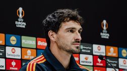 Roma-Eintracht, Hummels in conferenza stampa insieme a Ranieri