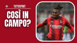 Newcastle-Milan, la probabile formazione rossonera: ritorna Leao