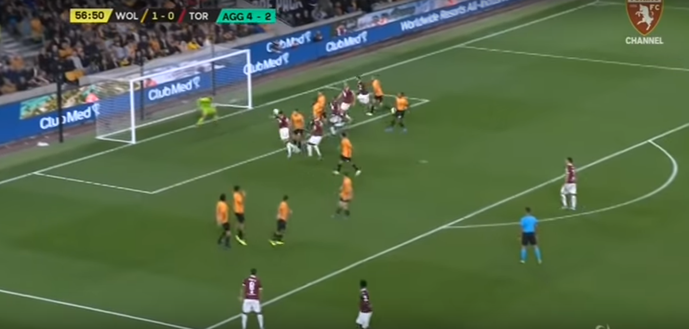 Wolverhampton-Torino 2-1, l’analisi dei gol: due pesanti ingenuità difensive per i granata- immagine 5