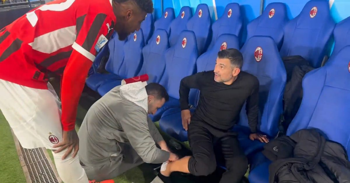 Supercoppa al Milan, ma che entrata di Emerson Royal su Conceicao! | VIDEO