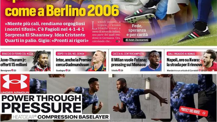 EDICOLA CDS / Inter, anche la Premier League cerca Gudmundsson EDICOLA CDS / Inter, anche la Premier League cerca Gudmundsson - immagine 1
