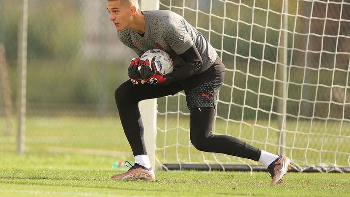 Andrea Bartoccioni, portiere del Milan Primavera (getty images)