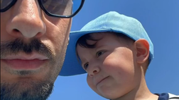 La prima volta al Maradona per un piccolo tifoso e foto con un calciatore azzurro