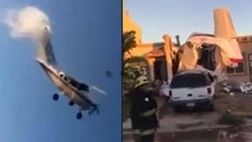 Tragedia in Messico, un aereo precipita sulle case: il video dell’impatto