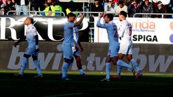 Cagliari-Fiorentina, 1-2: Gosens prima, Beltran poi. Champions a 4 punti