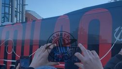 VIDEO, Milan-Verona: pullman rossonero arrivato a San Siro | PM News