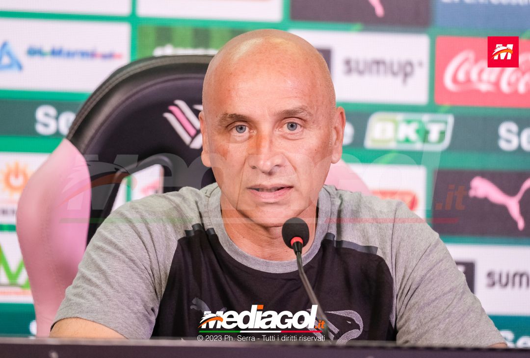 FOTO PALERMO, verso il Brescia: Eugenio Corini in sala stampa (GALLERY) - immagine 15