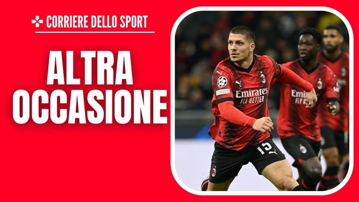 Luka Jovic AC Milan Milan-Borussia Dortmund 1-3 Champions League 2023-2024