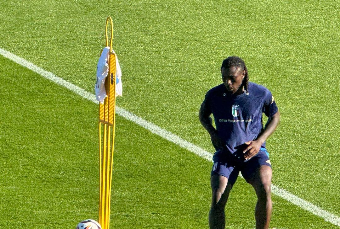 FOTO VN – Kean, Piccoli e Nicolussi a tinte azzurre: l’allenamento a Coverciano- immagine 1