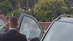 De Laurentiis esce dall’hotel, il presidente ha lasciato il summit di mercato