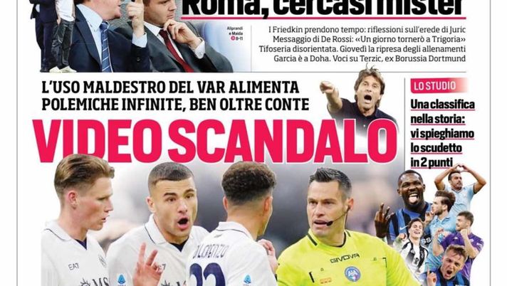 prima pagina corriere dello sport oggi