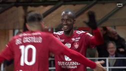 Un poker di Doumbia affossa il Lorient: il derby è del Brest