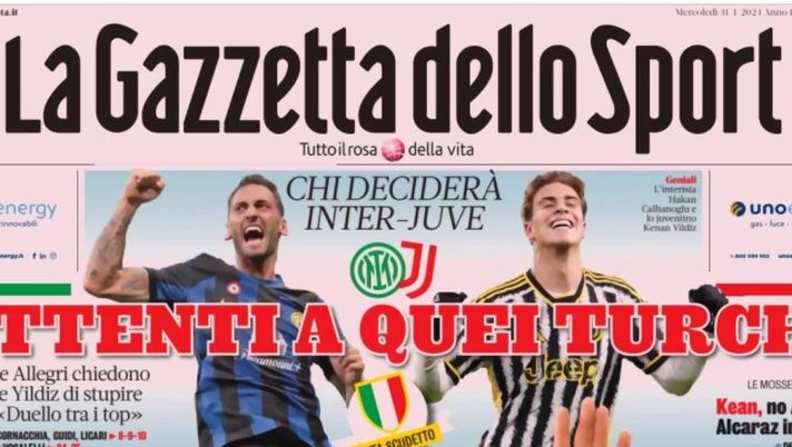 prima pagina gazzetta dello sport oggi