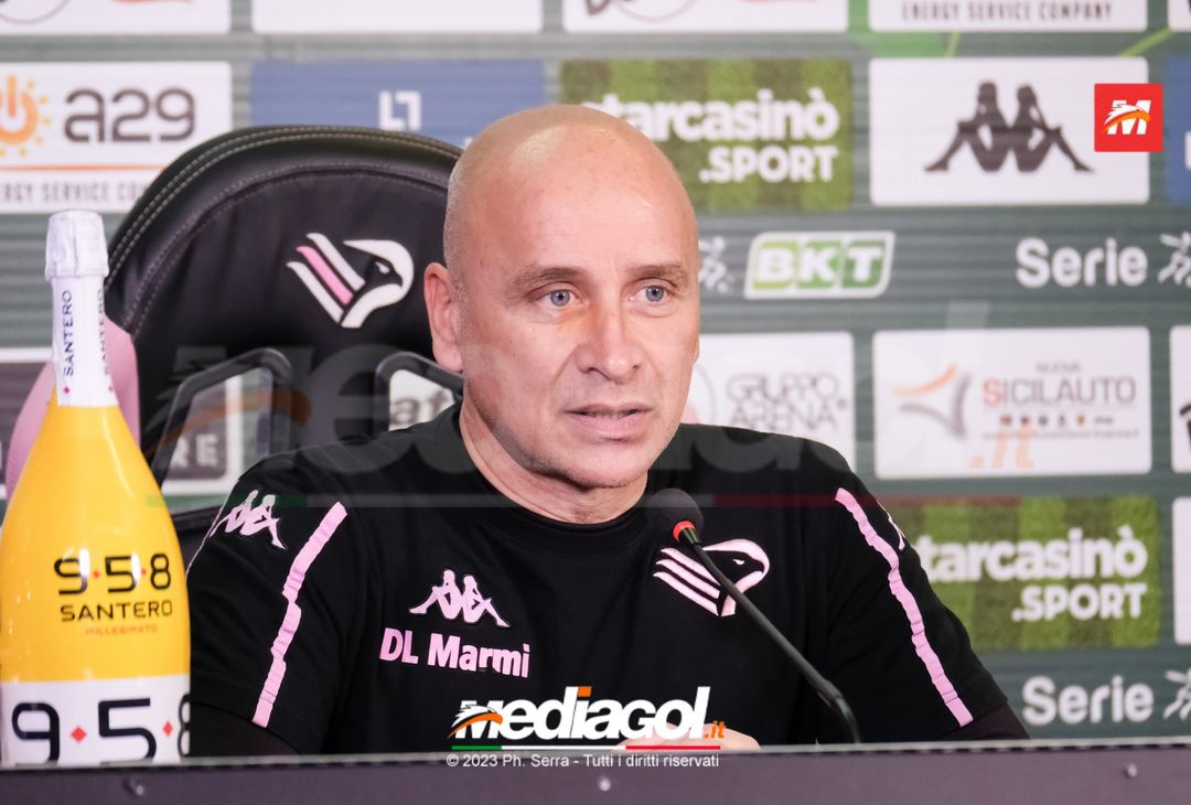 FOTO PALERMO, verso il Frosinone: la conferenza stampa di Eugenio Corini (GALLERY) - immagine 7