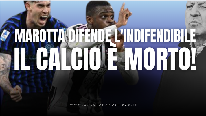Il gesto di Bastoni e le parole di Marotta sono l’immagine del calcio in caduta libera! - immagine 1