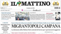 PRIMA PAGINA IL MATTINO OGGI: “Tutto pronto per Conte, cena con DeLa e firma”