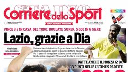 PRIMA PAGINA CORRIERE DELLO SPORT OGGI: “Solo Conte, Napoli al comando dopo 483 giorni”