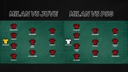 Milan, le probabili formazioni di Pioli contro Juventus e PSG | VIDEO