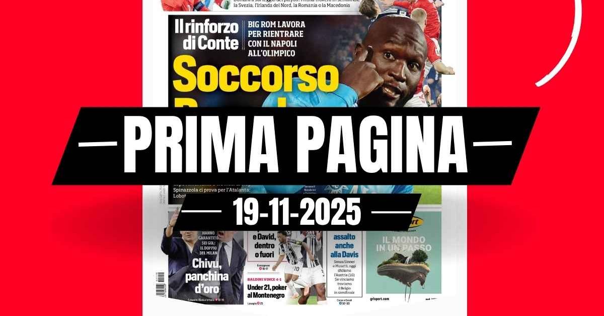 Prima pagina Corriere dello Sport: “Inter, 6 gol dalle riserve per Chivu: il doppio del Milan”