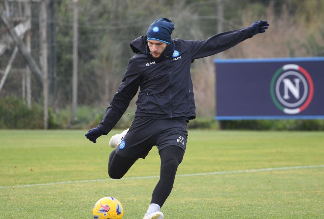 Il Napoli si prepara per il match contro la Salernitana