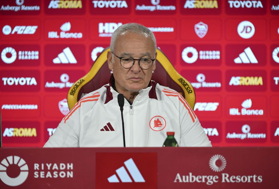Roma, la conferenza stampa di Ranieri prima del Milan – FOTOGALLERY- immagine 1