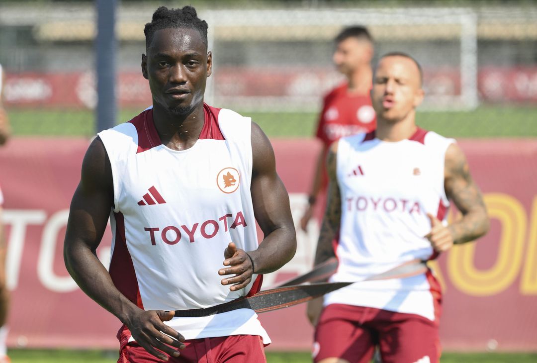 Roma, a Trigoria ritmo alto e la visita di Rocca – FOTO GALLERY - immagine 26