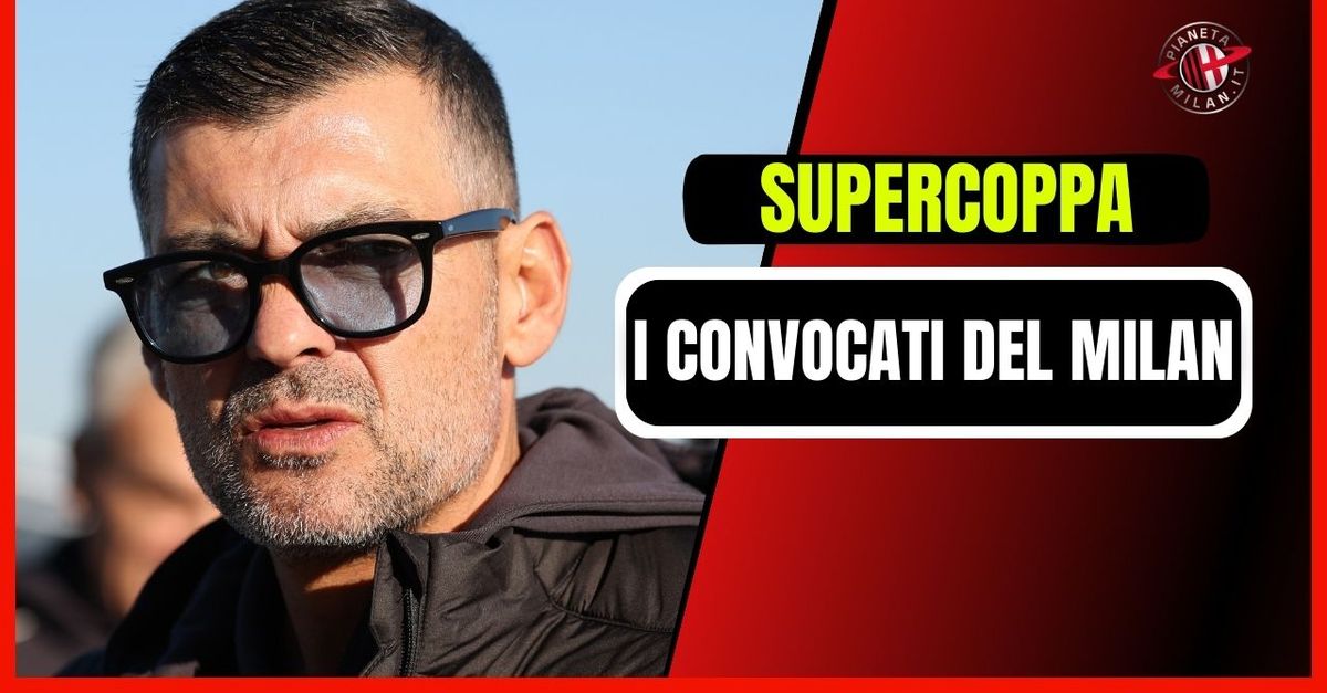 Supercoppa Italiana, Juventus Milan: tra i convocati di Conceicao tanti giovani