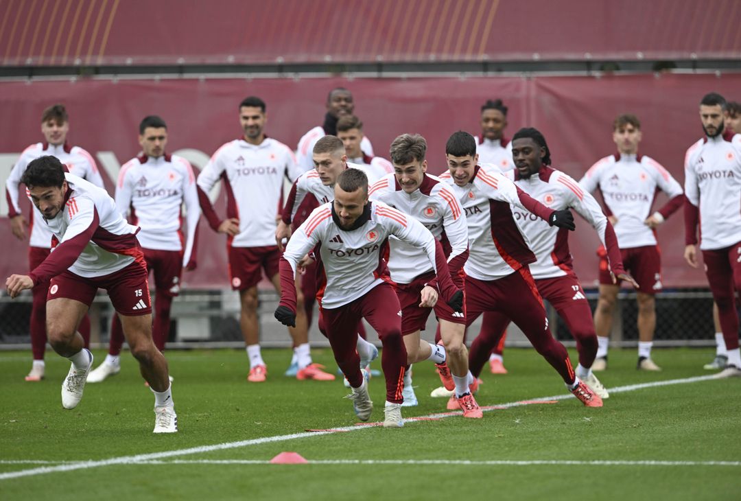 Trigoria, la rifinitura pre Braga e la conferenza di Ranieri – FOTO GALLERY - immagine 8