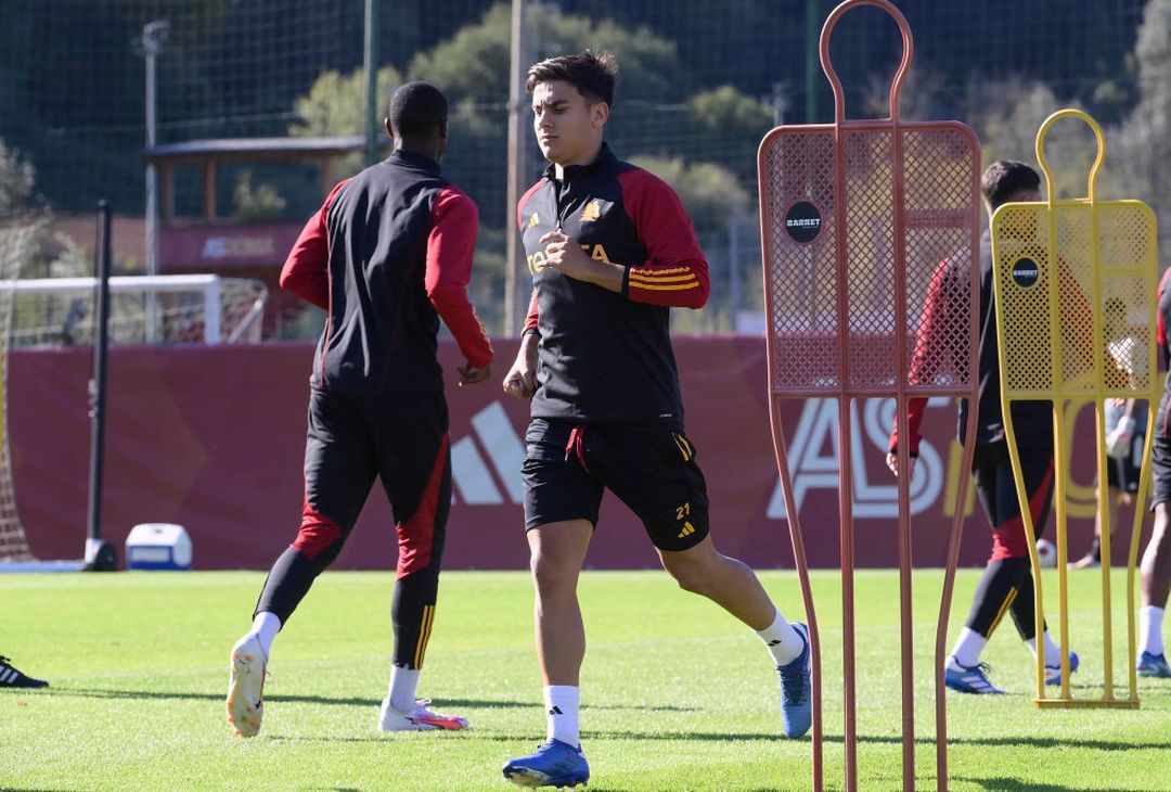 Roma, la rifinitura alla vigilia del match con lo Slavia – FOTO GALLERY - immagine 33