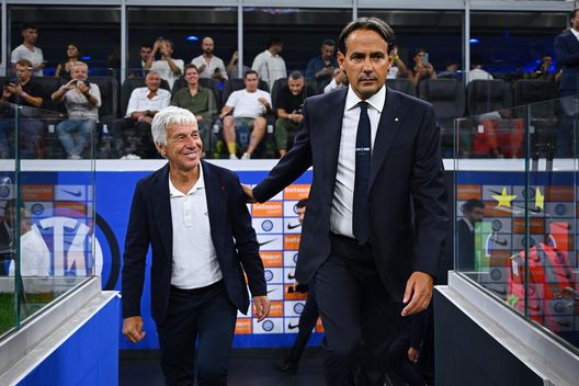 Gian Piero Gasperini (Atalanta) e Simone Inzaghi (Inter)