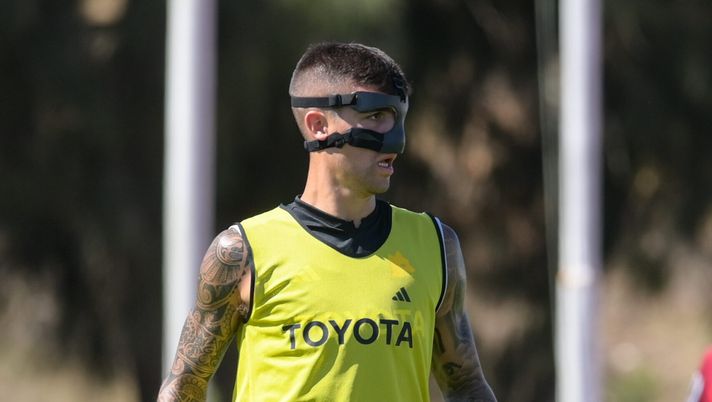 Getty Images Mancini, maschera sul volto e sospetta frattura: potrebbe saltare l’amichevole - immagine 1