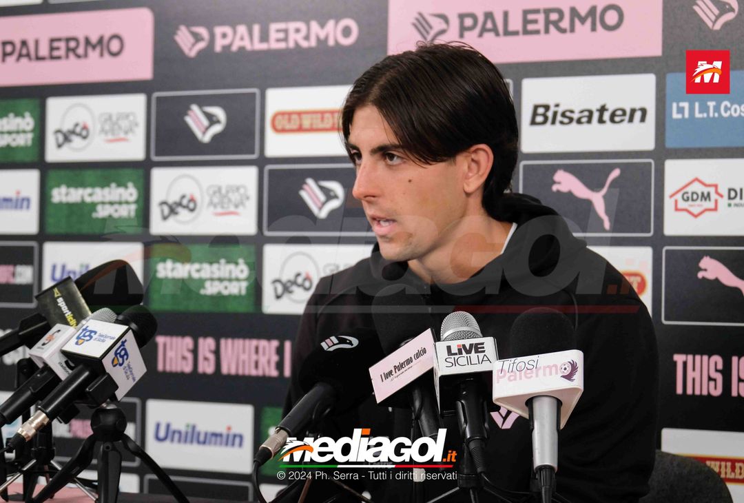 FOTO PALERMO, Filippo Ranocchia in conferenza stampa (Gallery) - immagine 4
