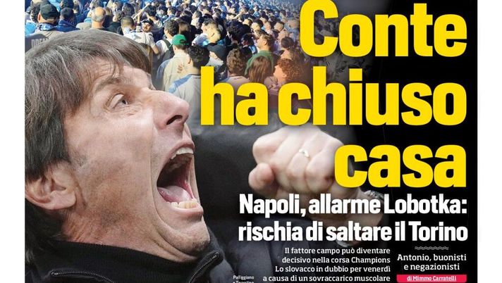 Prime pagine giornali sportivi oggi: il Napoli sui media- immagine 1