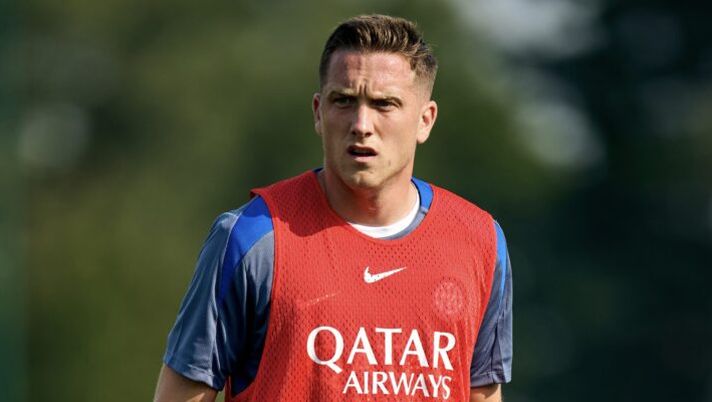 COMO, ITALY - JULY 18: Piotr Zieliński of FC Internzionale during the FC Internazionale training session at the club's training ground BPER Training Centre at Appiano Gentile on July 18, 2024 in Como, Italy. (Photo by Mattia Ozbot - Inter/Inter via Getty Images) Zielinski: “Cosa impressiona di Calha! Barella fa tutto, non è un caso che Mkhitaryan…” - immagine 1