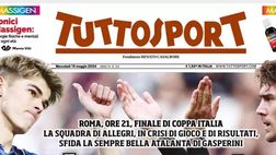 PRIMA PAGINA TUTTOSPORT OGGI: “Juve, sai essere una Dea?”