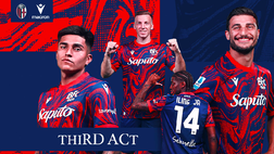 Ecco la terza maglia del Bologna