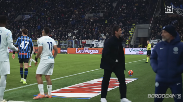 Bordocampo Dazn – Adrenalina Chivu a Bergamo: “Rischia lo stiramento, poi l’esultanza finale”- immagine 4