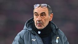 Lazio, Sarri dopo la vittoria col Milan: “Felice che la squadra abbia regalato questa emozione ai tifosi”