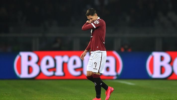 TURIN, ITALY - JANUARY 25: Sasa Lukic of Torino FC walks off after receives a red card during the Serie A match between Torino FC and Atalanta BC at Stadio Olimpico di Torino on January 25, 2020 in Turin, Italy. (Photo by Valerio Pennicino/Getty Images) Torino-Roma, Lukic nel pre-partita: “Ci aspettavamo una stagione diversa” - immagine 1