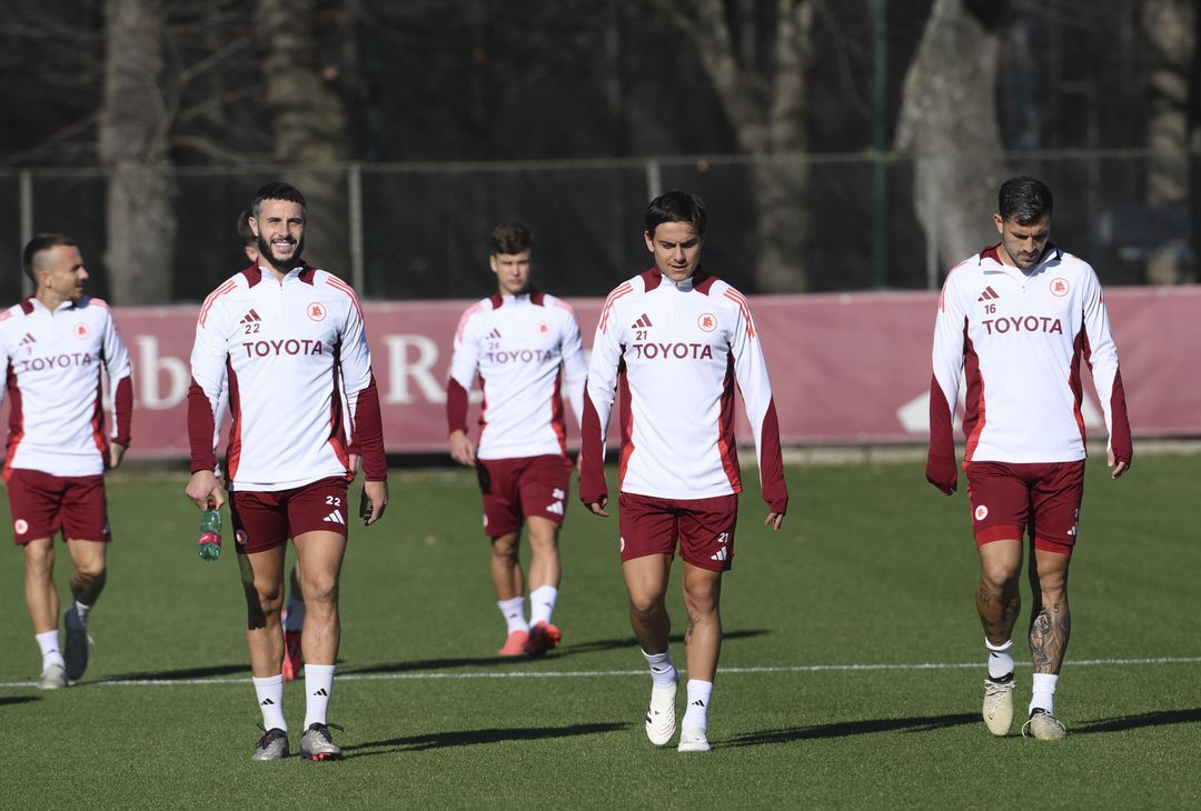 Roma, l’allenamento a due giorni dal Lecce: out Dovbyk e Cristante – FOTOGALLERY - immagine 5